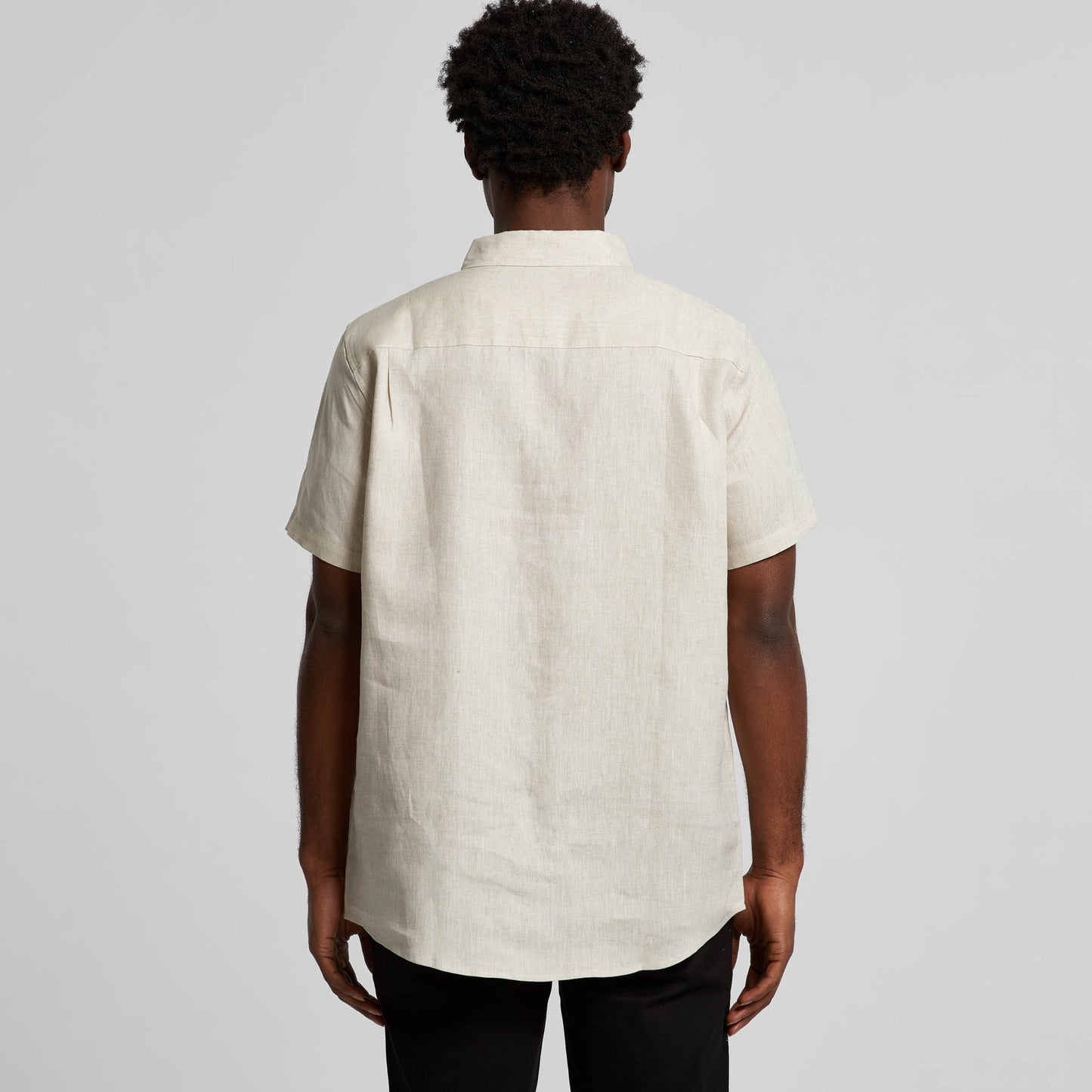 MENS LINEN S/S SHIRT - 5420