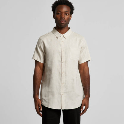 MENS LINEN S/S SHIRT - 5420