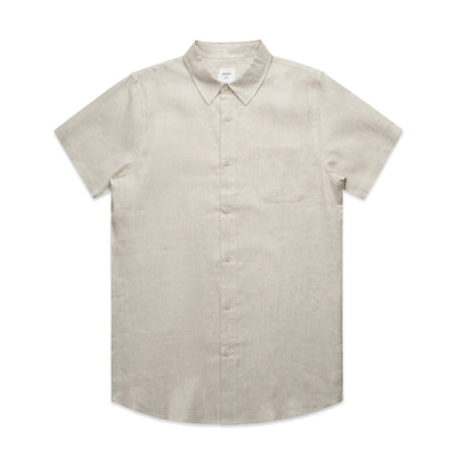 MENS LINEN S/S SHIRT - 5420