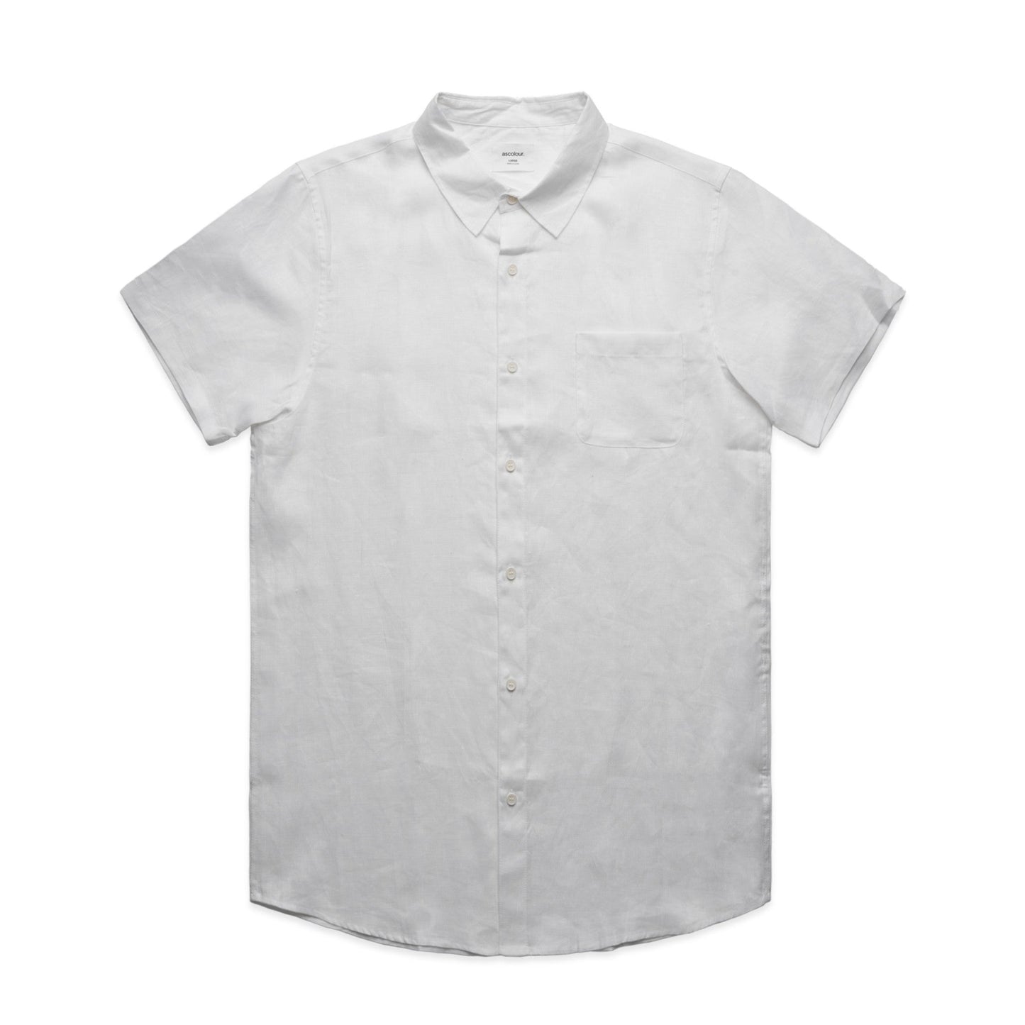 MENS LINEN S/S SHIRT - 5420