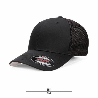6511 FLEXFIT® TRUCKER MESH CAP - Icon Tshirts