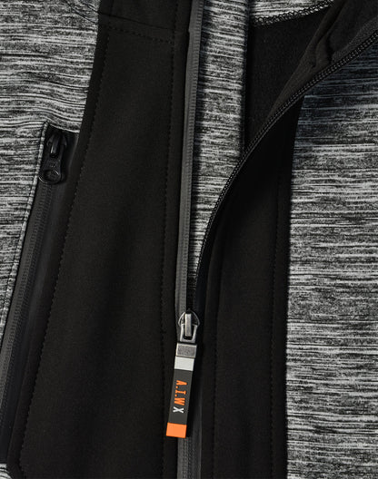 AIW JK49 LAMINATED FUNCTIONAL KNIT HOODIE