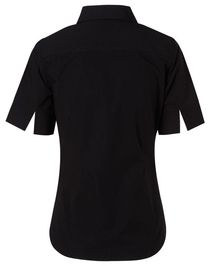 Benchmark M8020S Women's Cotton/Poly Stretch Sleeve Shirt