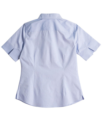Benchmark M8040S Women's CVC Oxford Short Sleeve Shirt