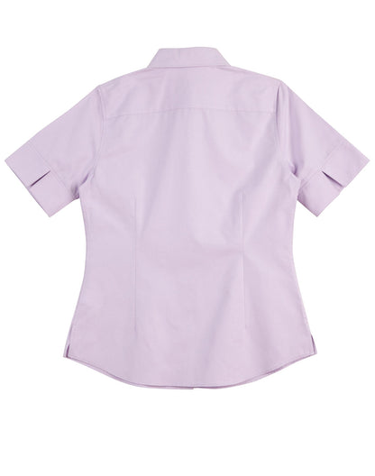 Benchmark M8040S Women's CVC Oxford Short Sleeve Shirt
