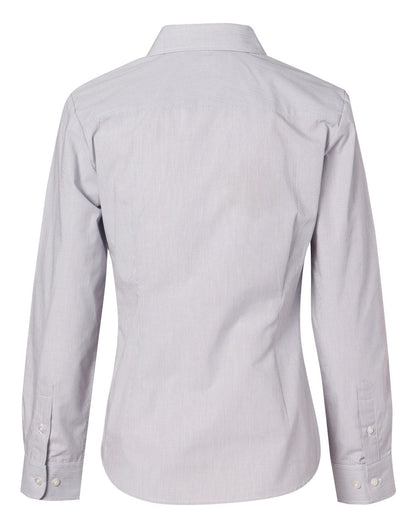 Benchmark M8212 Women's Fine Stripe Long Sleeve Shirt