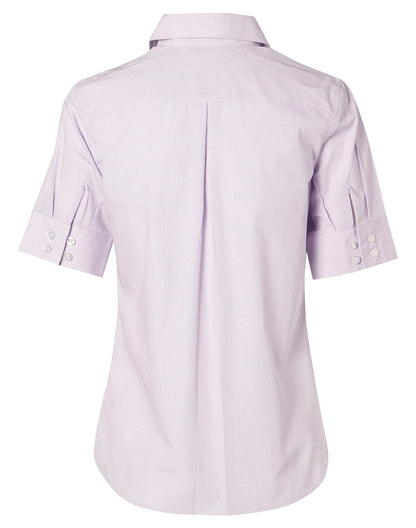 Benchmark M8360S Women's Mini Check Short Sleeve Shirt