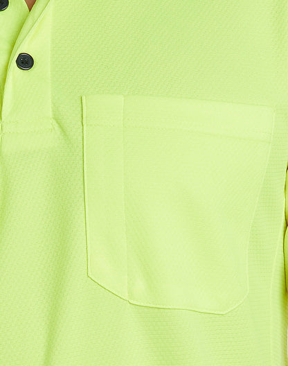 SW81 UNISEX HI-VIS BAMBOO CHARCOAL SS POLO
