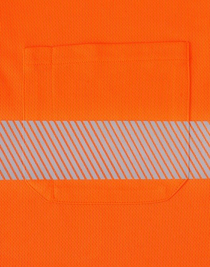 SW86 UNISEX COOLDRY® SEGMENTED LS POLO