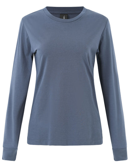 TS48 LADIES PREMIUM COTTON FACE L/S TEE