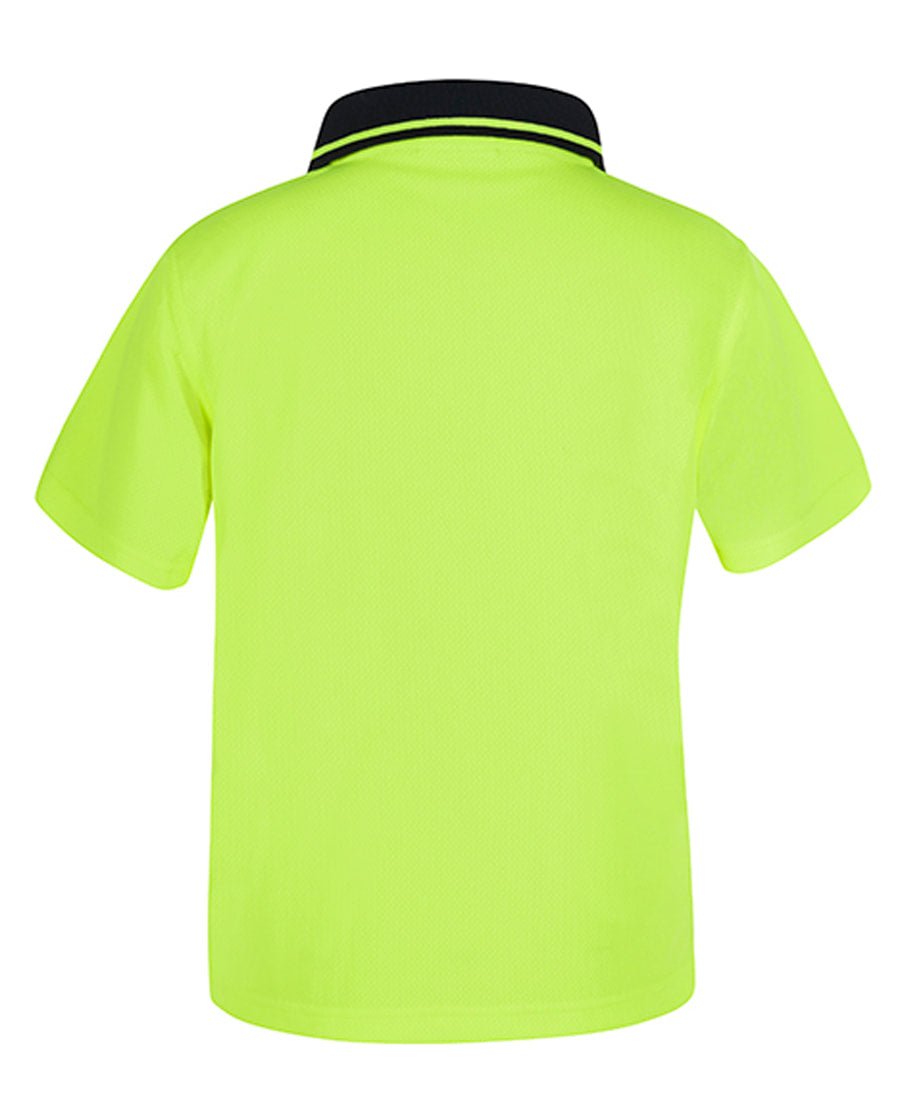 ADULTS AND KIDS HI VIS NON CUFF TRADITIONAL POLO 6HVNC - Icon Tshirts