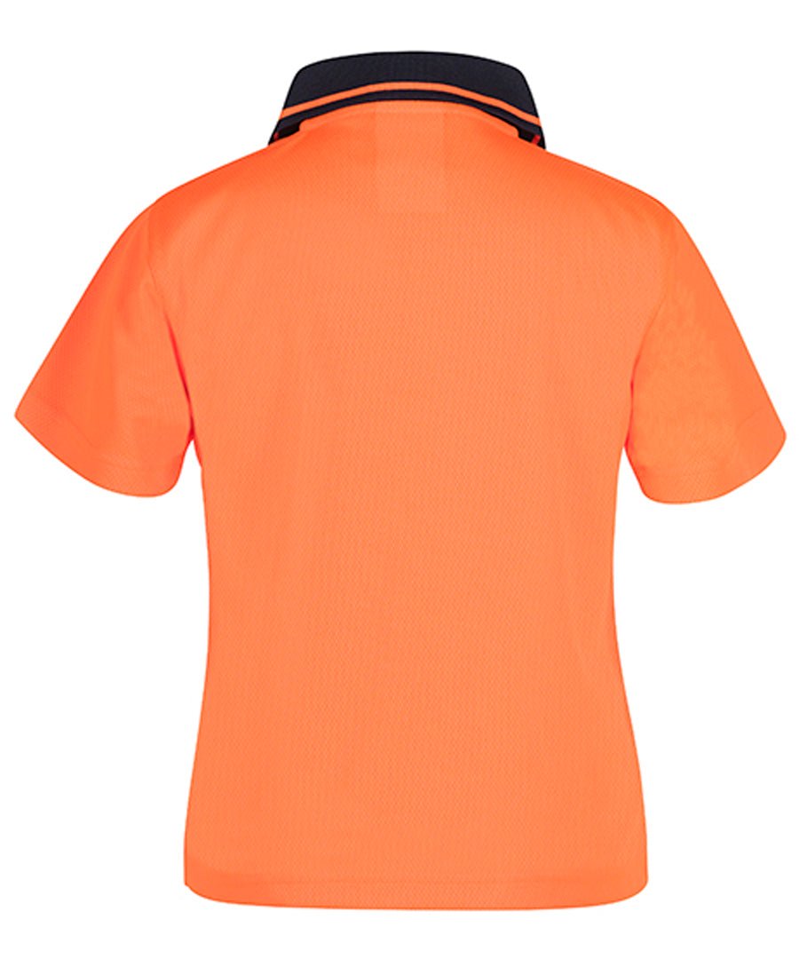 ADULTS AND KIDS HI VIS NON CUFF TRADITIONAL POLO 6HVNC - Icon Tshirts