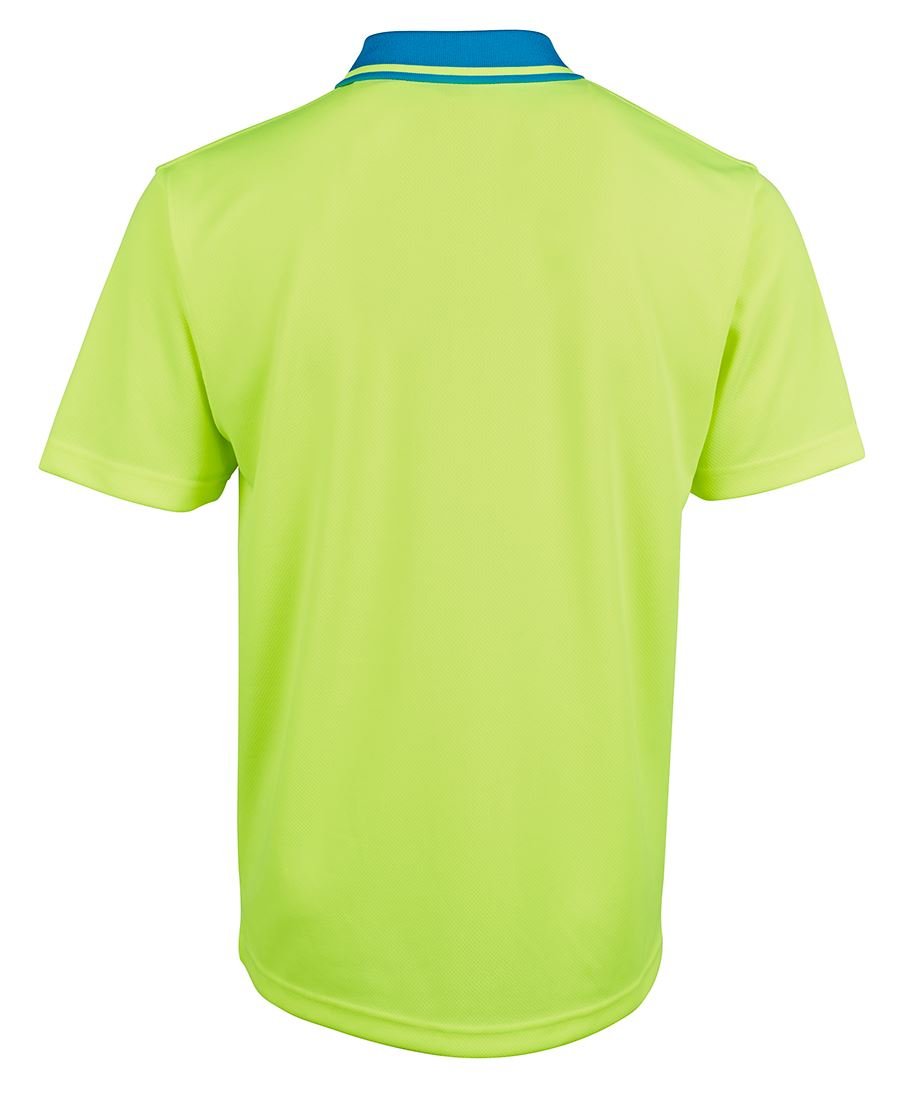 Adults Hi Vis Non Cuff Traditional Polo 6HVNC - Icon Tshirts