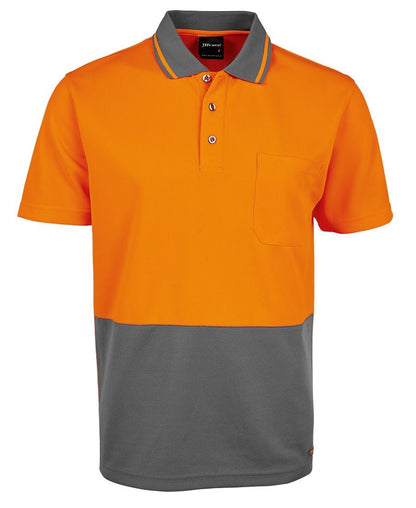 Adults Hi Vis Non Cuff Traditional Polo 6HVNC - Icon Tshirts