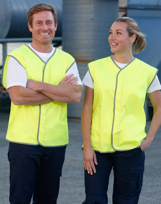 AIW SW02 Hi-Vis SAFETY VEST - Icon Tshirts