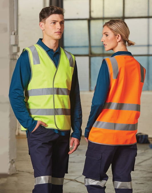 AIW SW43 safety vest with shoulder tapes - Icon Tshirts