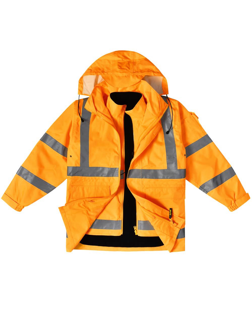 AIW SW77 VIC Rail Hi Vis 3 in 1 Safety Jacket and Vest - Unisex - Icon Tshirts