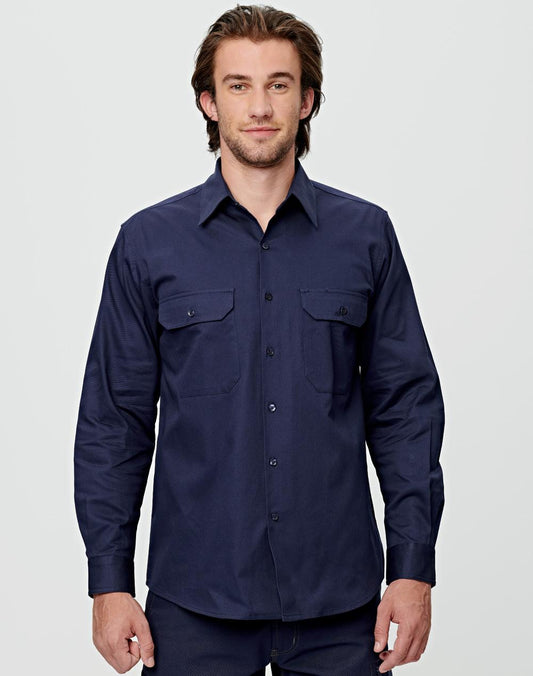 AIW WT04 COTTON DRILL WORK SHIRT - Icon Tshirts