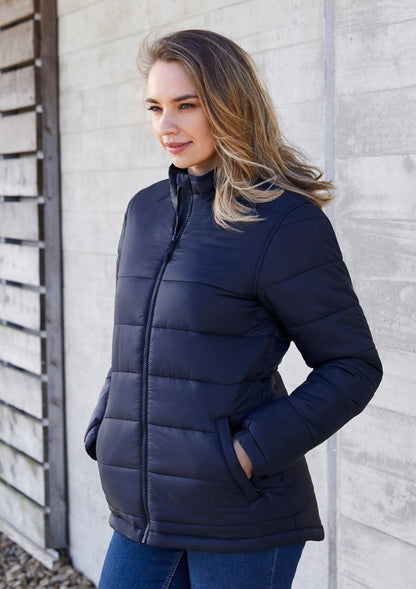 Alpine Ladies Puffer Jacket J212L - Icon Tshirts