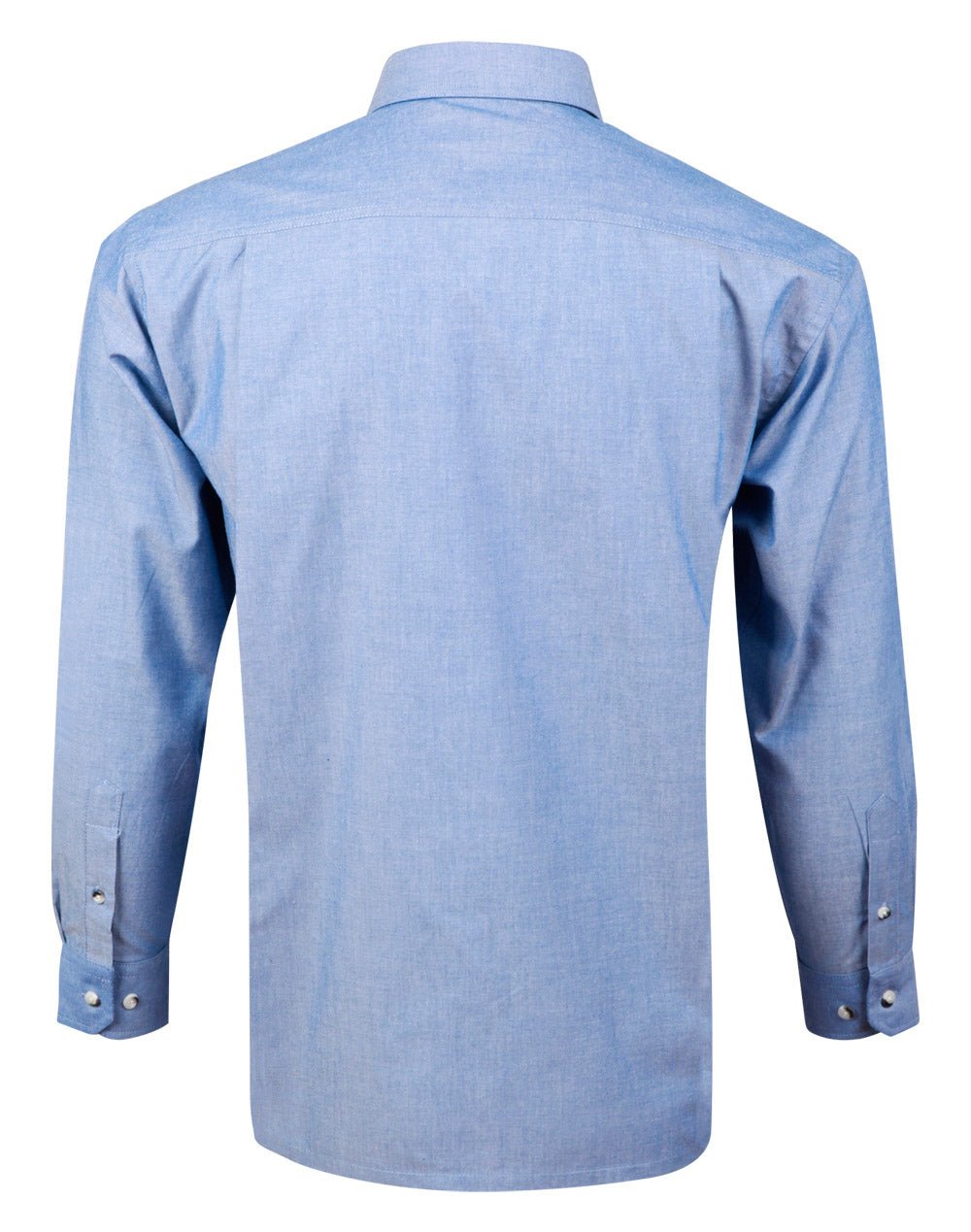 Benchmark BS03L Men's Chambray Long Sleeve - Icon Tshirts