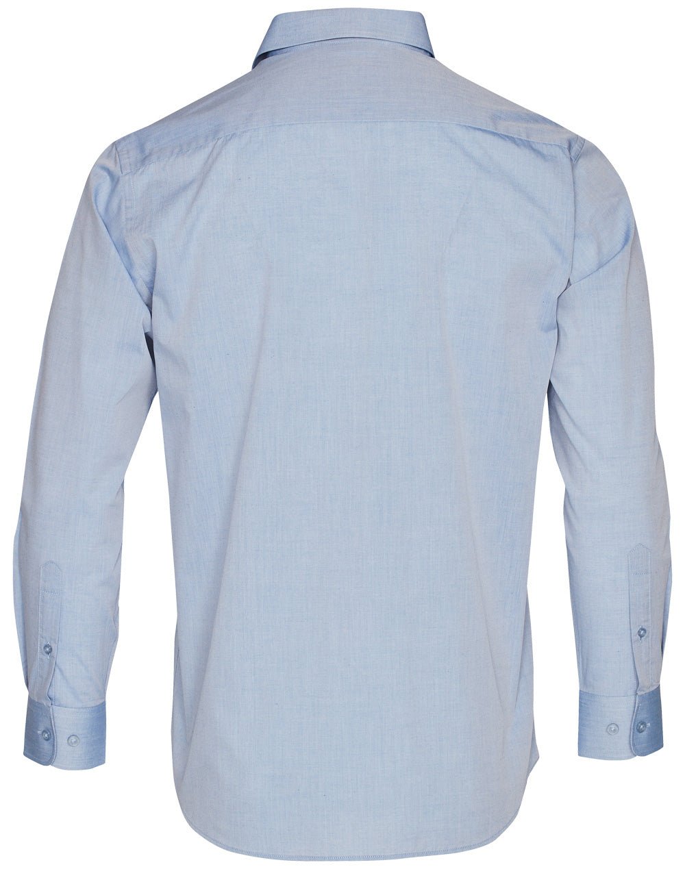 Benchmark M7012 Men's Fine Chambray Long Sleeve Shirt - Icon Tshirts