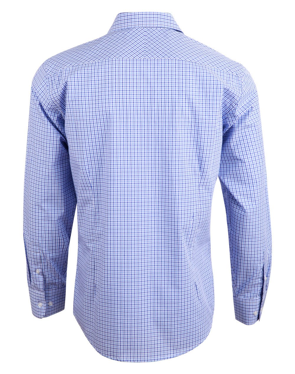 Benchmark M7320L Men’s Multi-Tone Check Long Sleeve Shirt - Icon Tshirts