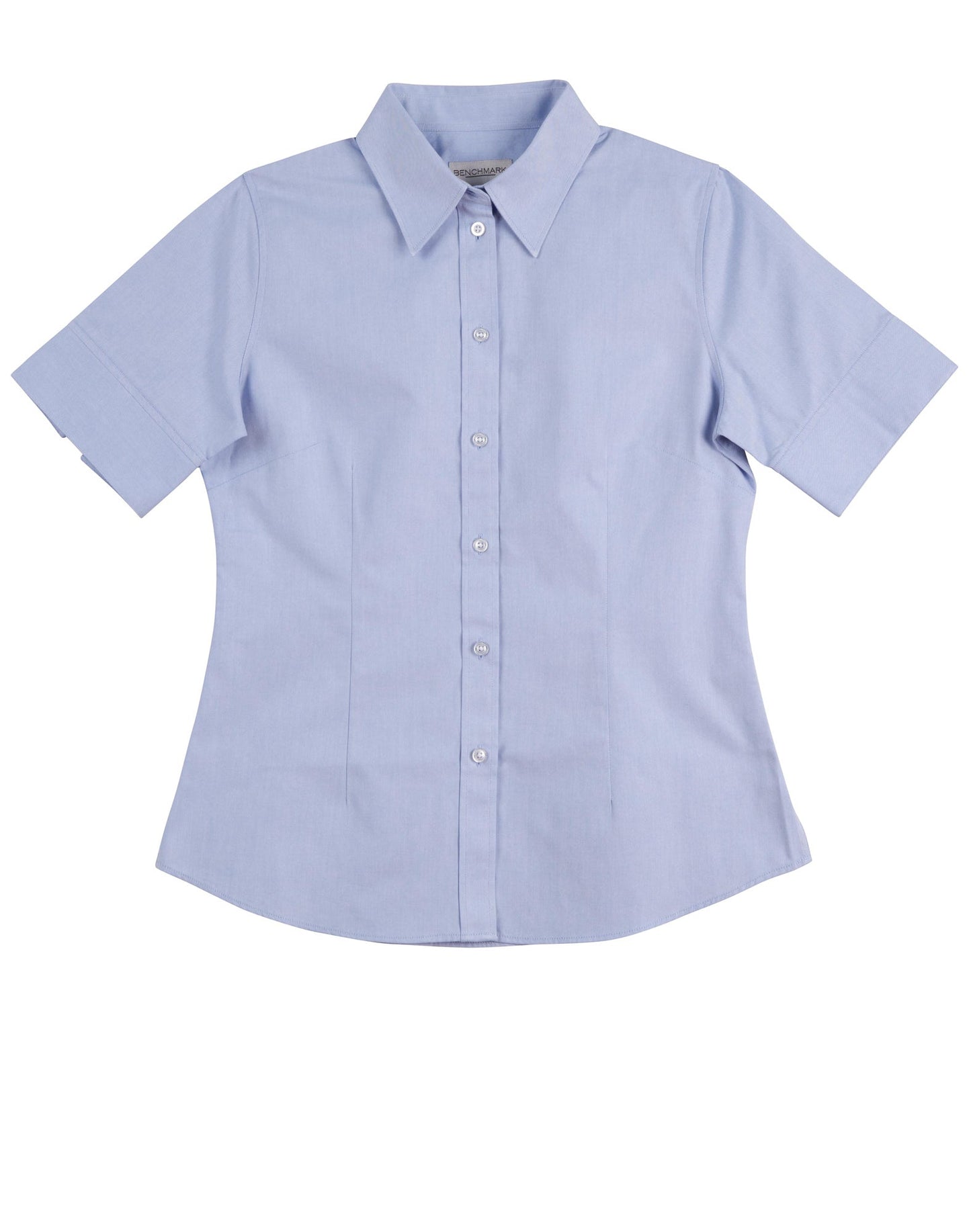 Benchmark M8040S Women's CVC Oxford Short Sleeve Shirt - Icon Tshirts