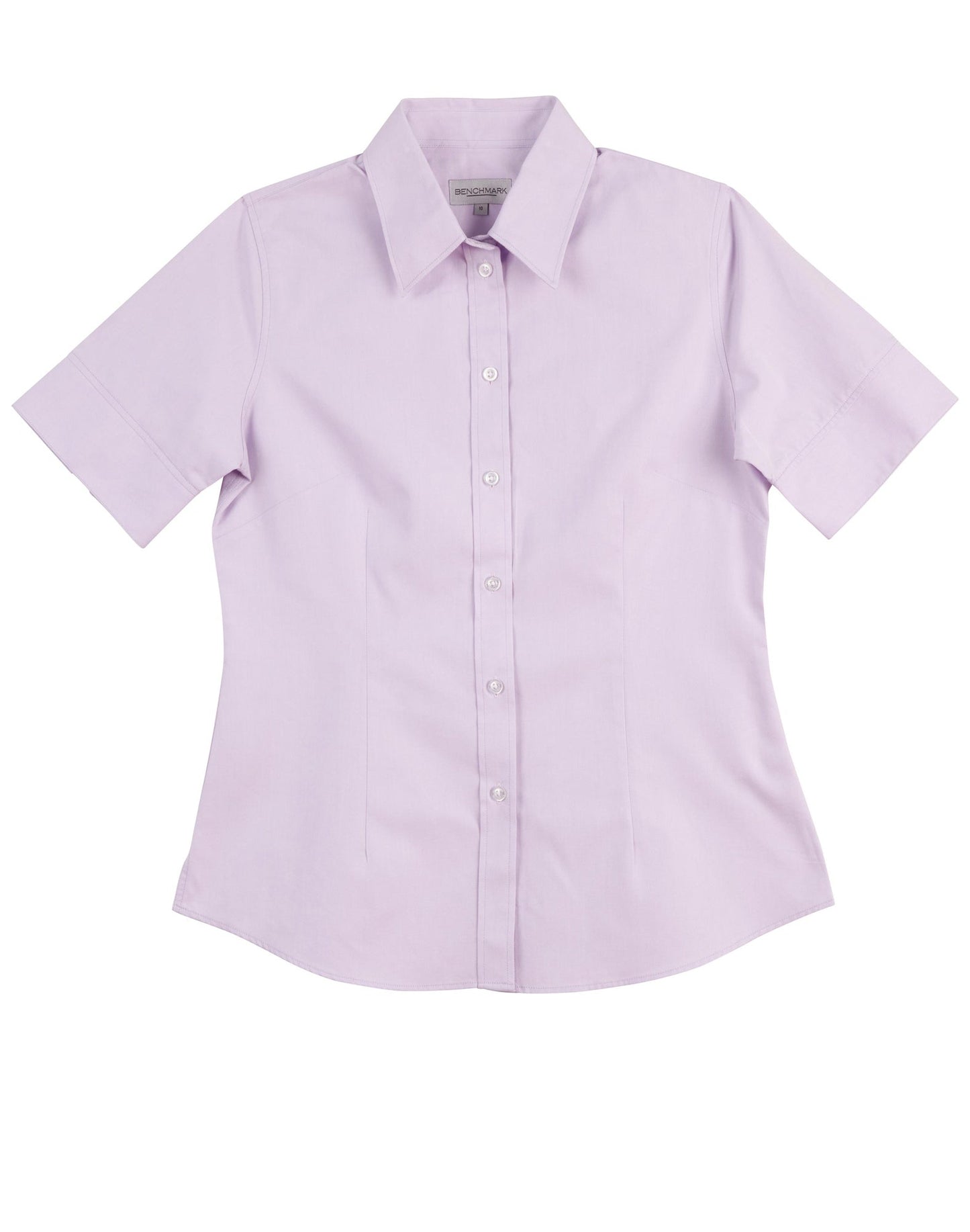 Benchmark M8040S Women's CVC Oxford Short Sleeve Shirt - Icon Tshirts