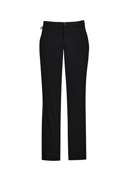 BIZ CARE MENS COMFORT WAIST FLAT FRONT PANT CL958ML - Icon Tshirts