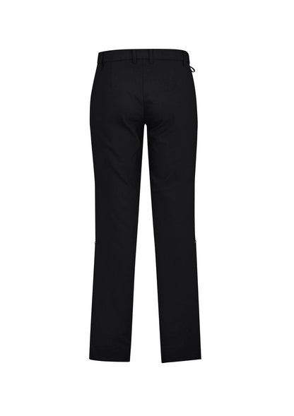 BIZ CARE MENS COMFORT WAIST FLAT FRONT PANT CL958ML - Icon Tshirts