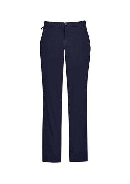 BIZ CARE MENS COMFORT WAIST FLAT FRONT PANT CL958ML - Icon Tshirts