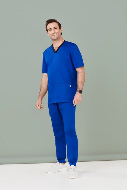 Biz Care Mens Riley Slim Leg Jogger Scrub Pant CSP042ML - Icon Tshirts