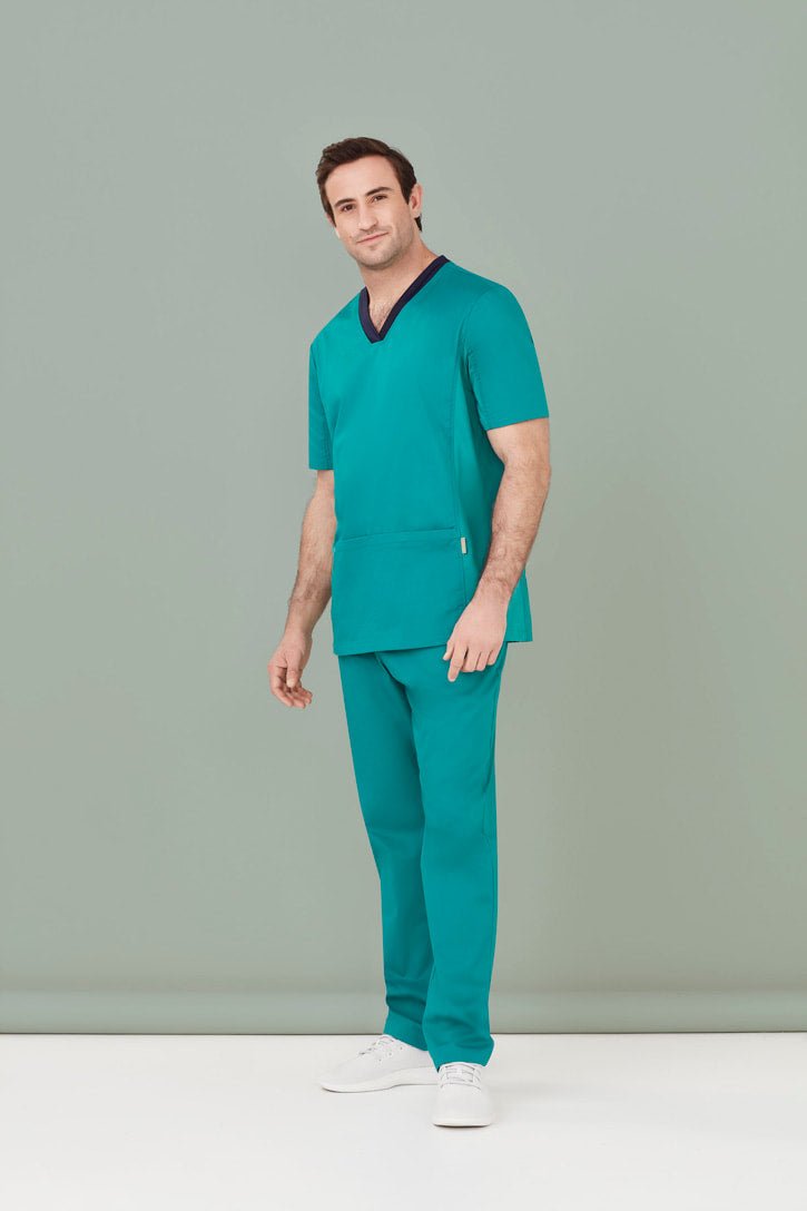 Biz care Mens Riley Straight Scrub Pant CSP047ML - Icon Tshirts