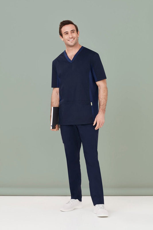 Biz care Mens Riley Straight Scrub Pant CSP047ML - Icon Tshirts