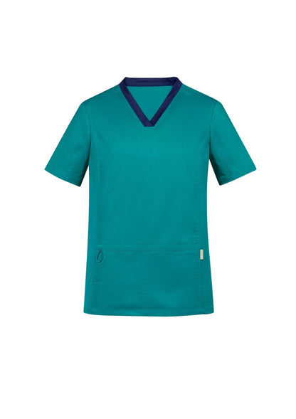 Biz Care Mens Riley V-Neck Scrub Top CST043MS - Icon Tshirts