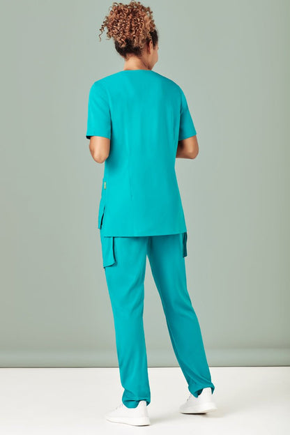 Biz Care Womens Avery Multi-Pockets Slim Leg Pant CSP943LL - Icon Tshirts