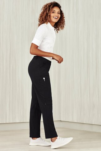 BIZ CARE WOMENS COMFORT WAIST CARGO PANT CL954LL - Icon Tshirts