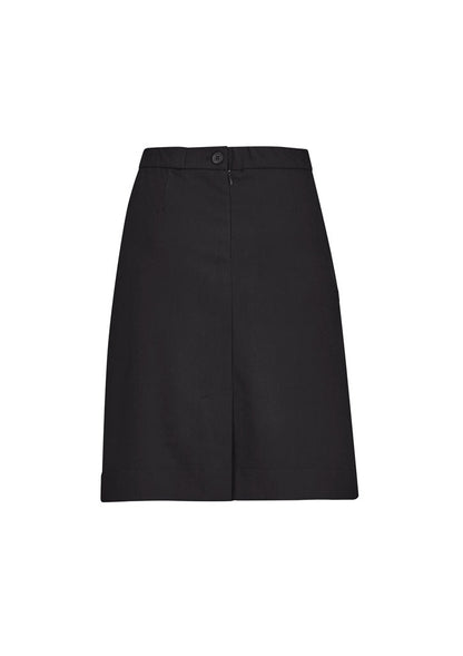 BIZ CARE WOMENS COMFORT WAIST CARGO SKIRT CL956LS - Icon Tshirts