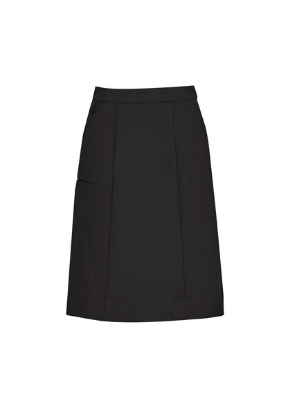 BIZ CARE WOMENS COMFORT WAIST CARGO SKIRT CL956LS - Icon Tshirts