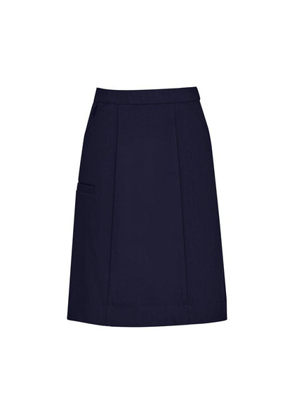 BIZ CARE WOMENS COMFORT WAIST CARGO SKIRT CL956LS - Icon Tshirts