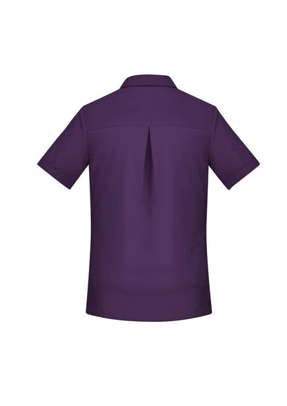 BIZ CARE WOMENS FLORENCE SHORT SLEEVE SHIRT CS947LS - Icon Tshirts
