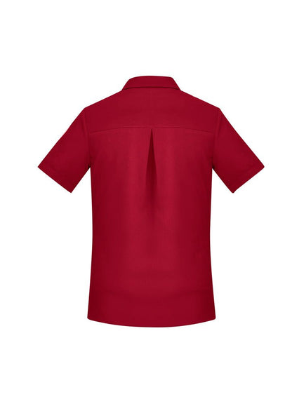 BIZ CARE WOMENS FLORENCE SHORT SLEEVE SHIRT CS947LS - Icon Tshirts
