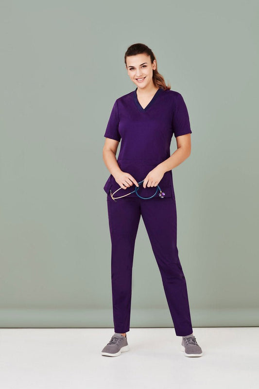 Biz Care Womens Riley Straight Leg Scrub Pant CSP047LL - Icon Tshirts