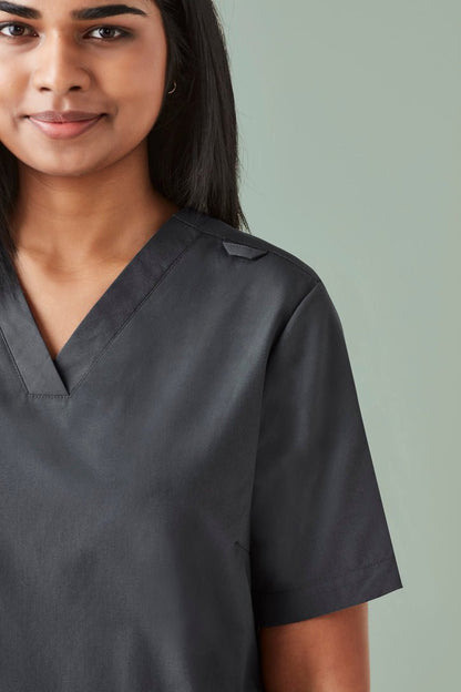 Biz Care WOMENS TOKYO V-NECK SCRUB TOP CST141LS - Icon Tshirts