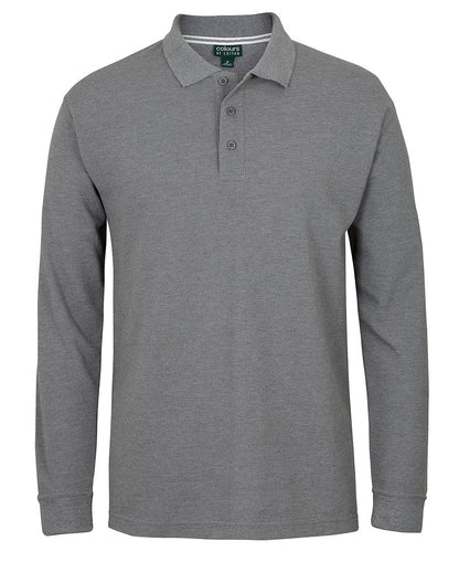 C OF C L/S PIQUE POLO S2ML - Icon Tshirts