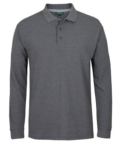 C OF C L/S PIQUE POLO S2ML - Icon Tshirts