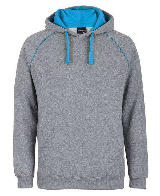 CONTRAST FLEECY HOODIE - ADULTS - Icon Tshirts