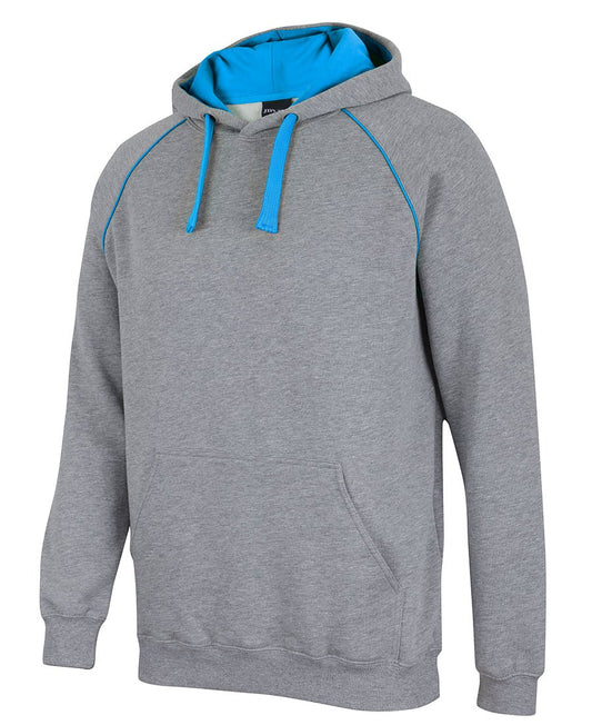 CONTRAST FLEECY HOODIE - ADULTS - Icon Tshirts