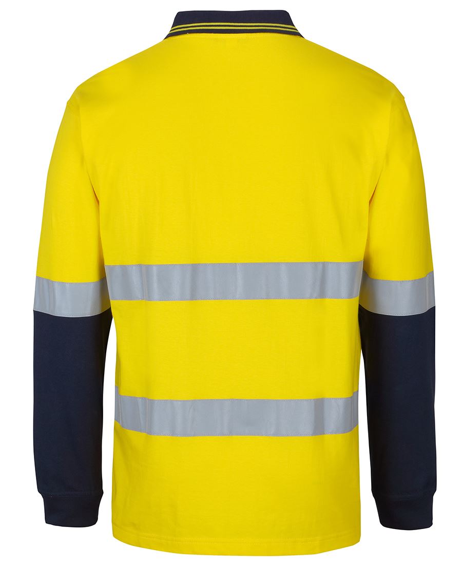 HI VIS (D+N) L/S COTTON POLO 6DCPL - Icon Tshirts