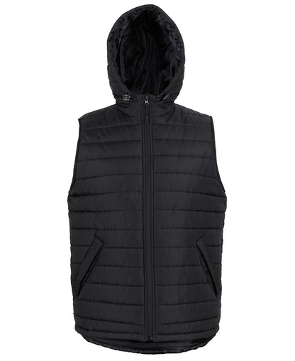 HOODED PUFFER VEST 3AHV - Icon Tshirts